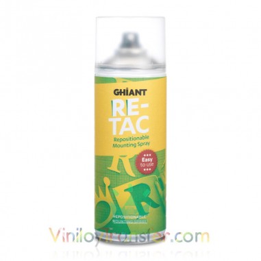 Adhesivo reposicionable en spray Ghiant Re-Tac